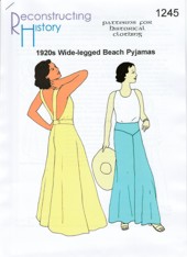 RH 1245 Strandpyjamas 1920er mit weiten Beinen