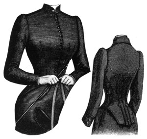 AP 1087 Damenreitkostüm 1891